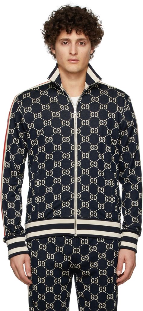 gucci gg jacquard technical jacket|gucci cropped jacket.